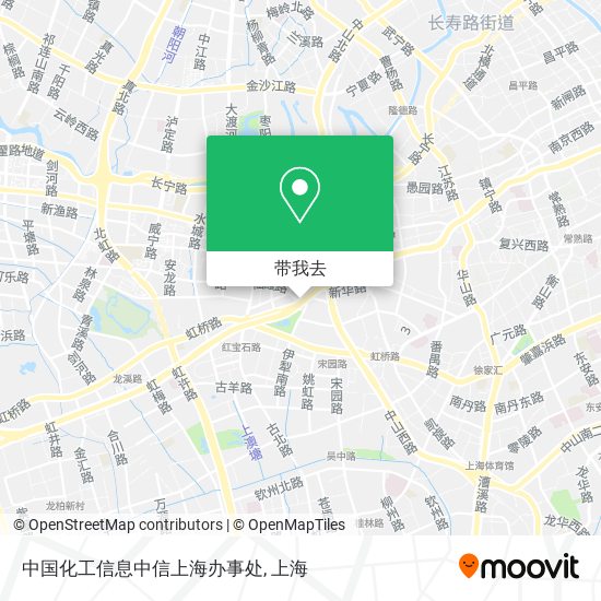 中国化工信息中信上海办事处地图