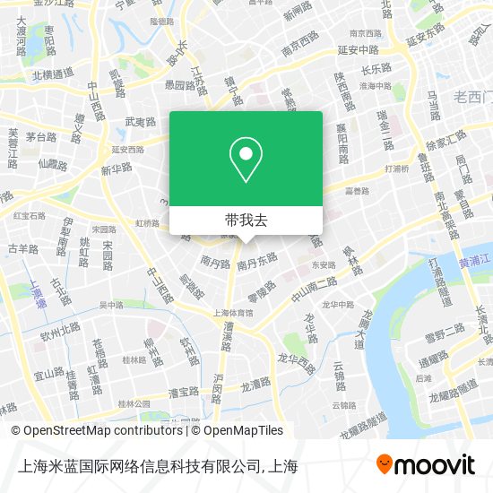 上海米蓝国际网络信息科技有限公司地图