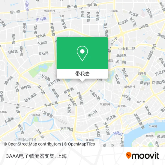 3AAA电子镇流器支架地图