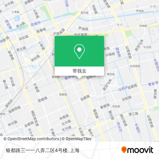 银都路三一一八弄二区4号楼地图