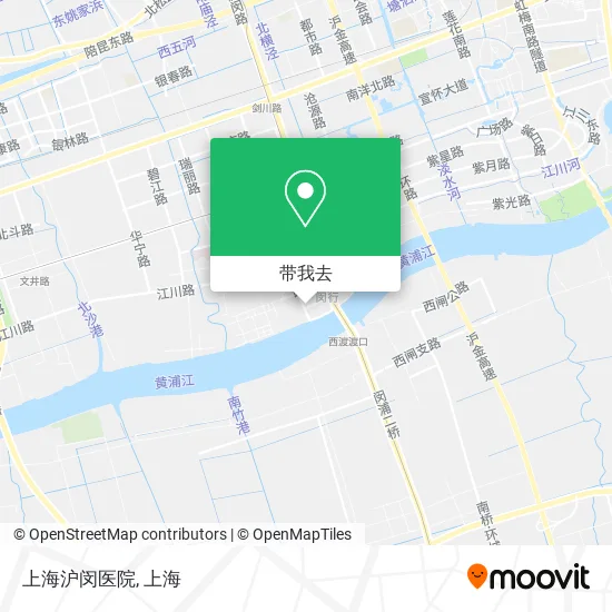 上海沪闵医院地图