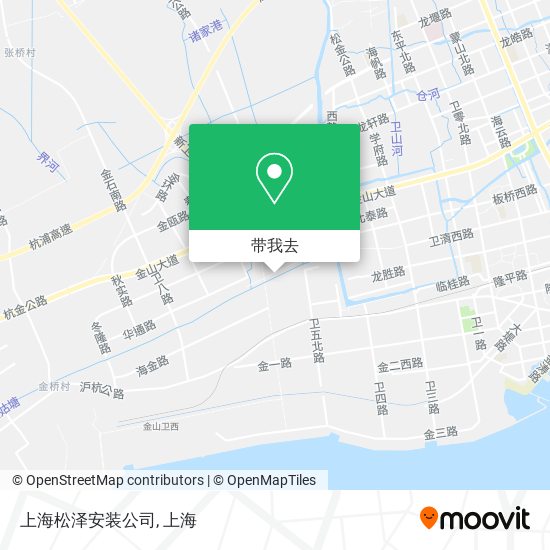 上海松泽安装公司地图