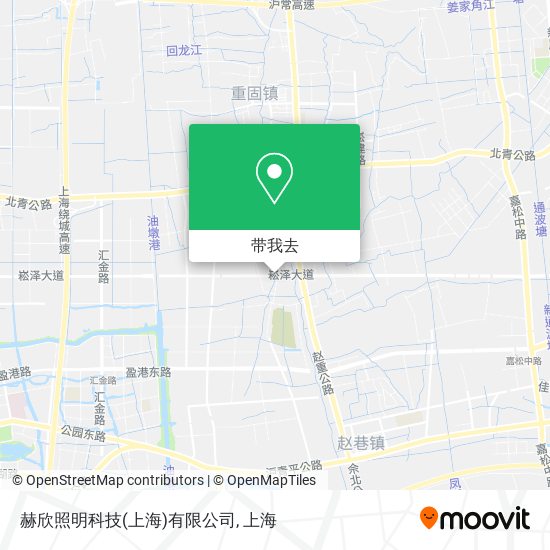 赫欣照明科技(上海)有限公司地图