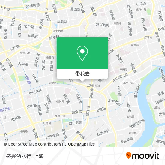 盛兴酒水行地图