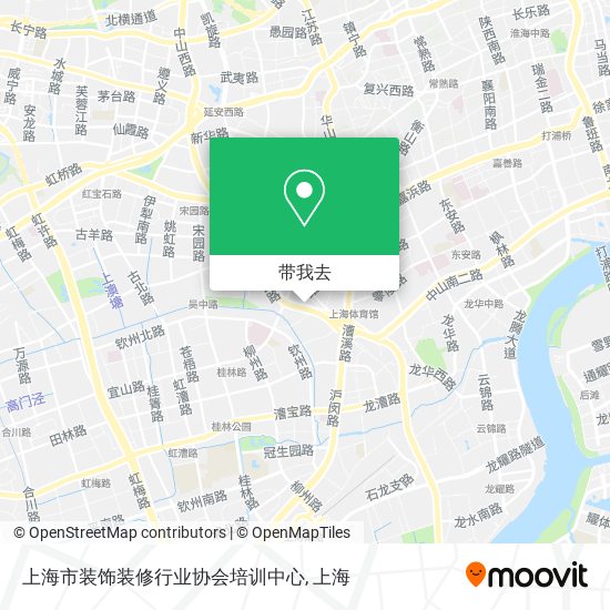 上海市装饰装修行业协会培训中心地图