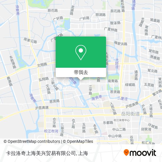 卡拉洛奇上海美兴贸易有限公司地图