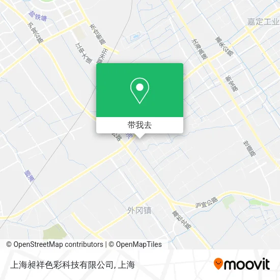 上海昶祥色彩科技有限公司地图