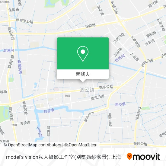 model's vision私人摄影工作室(别墅婚纱实景)地图