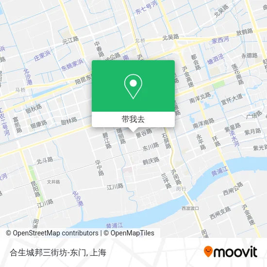 合生城邦三街坊-东门地图