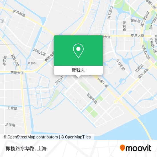 橄榄路水华路地图