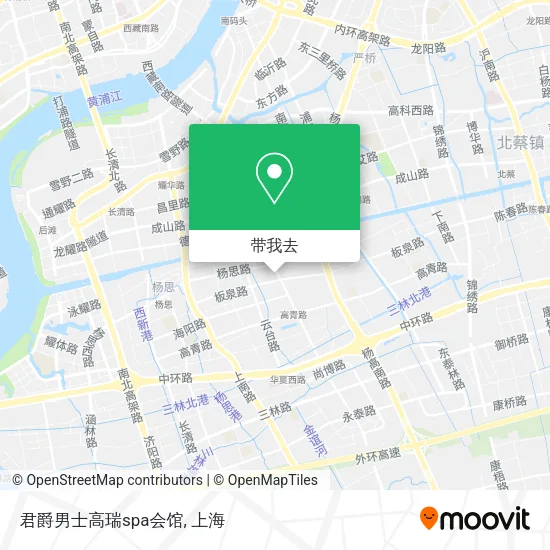 君爵男士高瑞spa会馆地图
