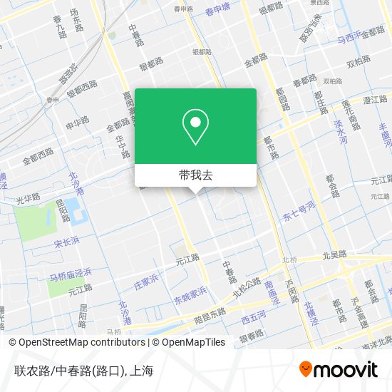 联农路/中春路(路口)地图