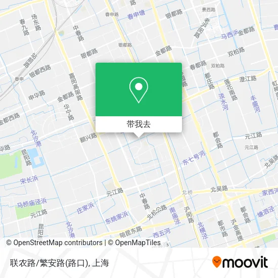 联农路/繁安路(路口)地图