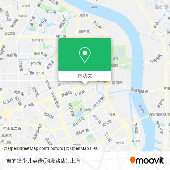 吉的堡少儿英语(翔殷路店)地图
