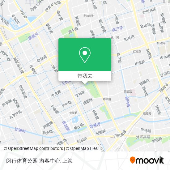 闵行体育公园-游客中心地图