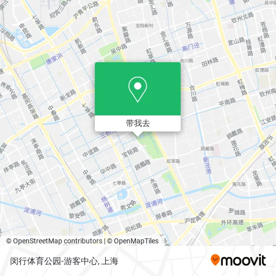 闵行体育公园-游客中心地图