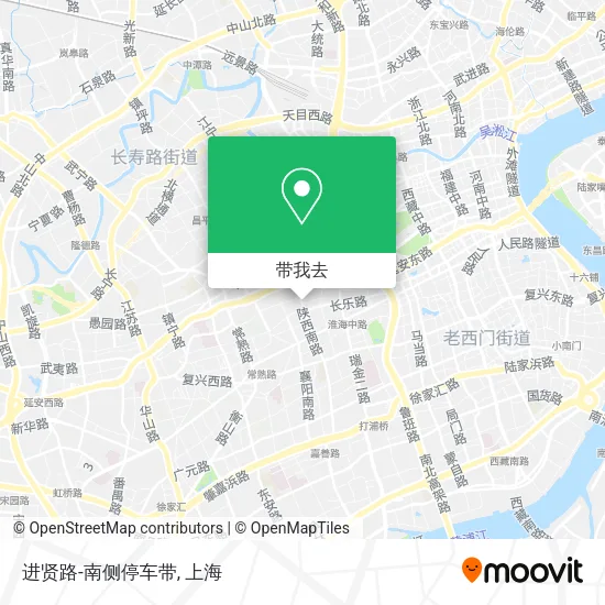 进贤路-南侧停车带地图