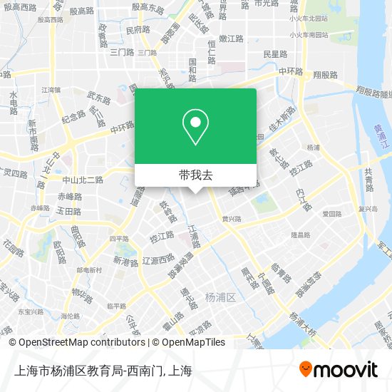 上海市杨浦区教育局-西南门地图