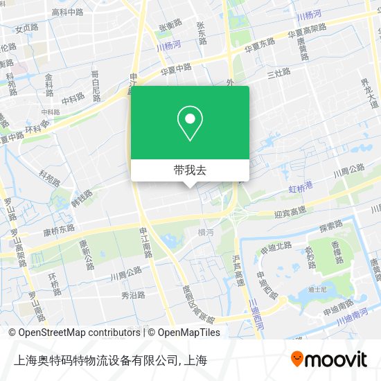 上海奥特码特物流设备有限公司地图