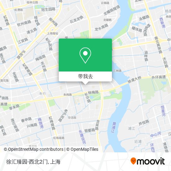 徐汇臻园-西北2门地图
