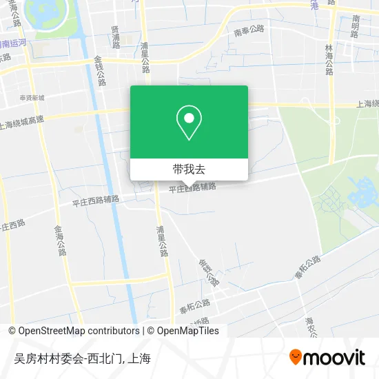 吴房村村委会-西北门地图