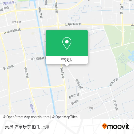 吴房-农家乐东北门地图