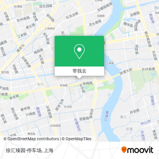 徐汇臻园-停车场地图