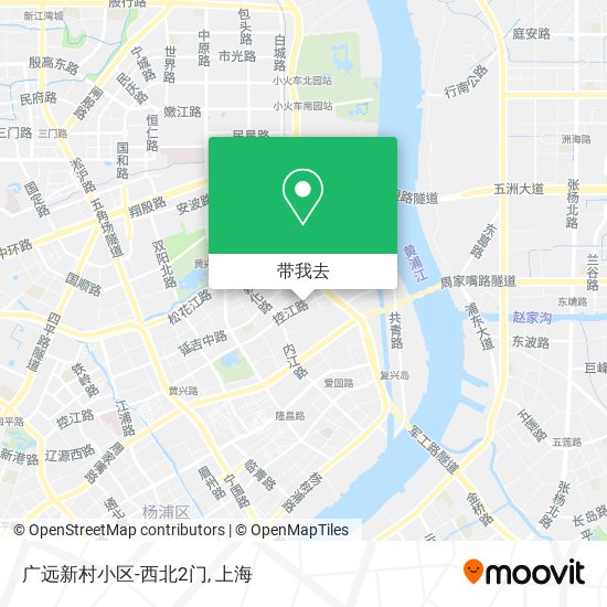 广远新村小区-西北2门地图