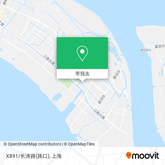 X891/长涛路(路口)地图