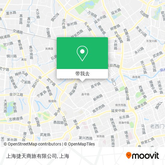上海捷天商旅有限公司地图