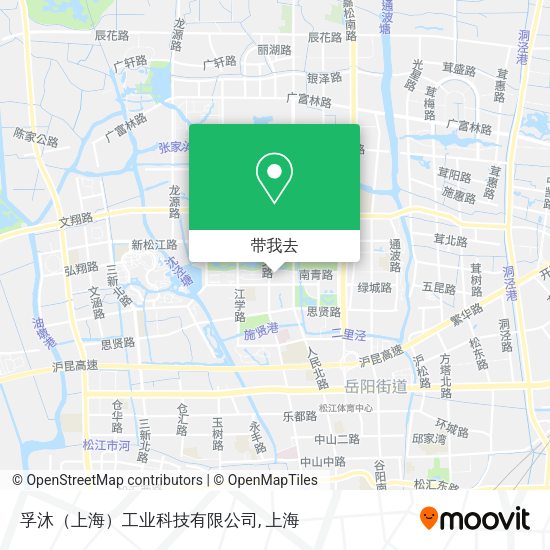 孚沐（上海）工业科技有限公司地图