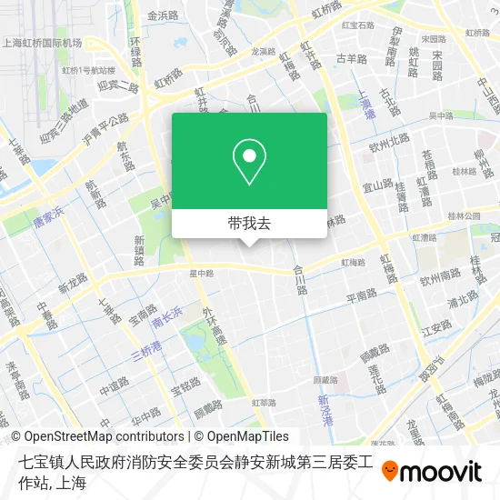 七宝镇人民政府消防安全委员会静安新城第三居委工作站地图