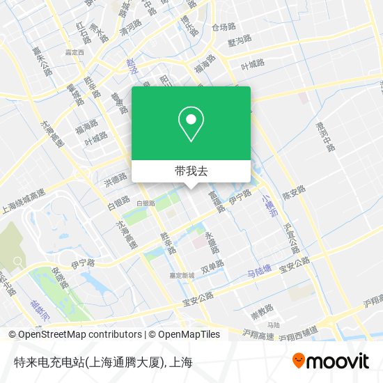 特来电充电站(上海通腾大厦)地图