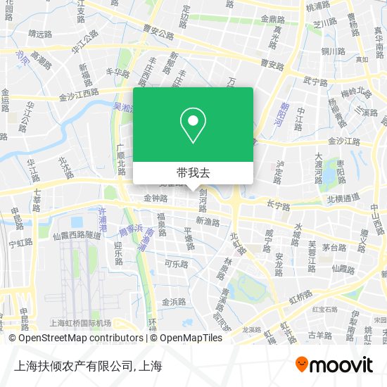 上海扶倾农产有限公司地图