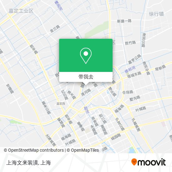 上海文来装潢地图