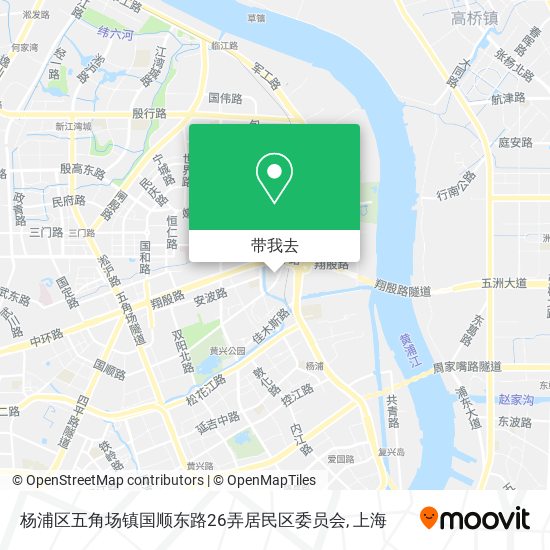杨浦区五角场镇国顺东路26弄居民区委员会地图