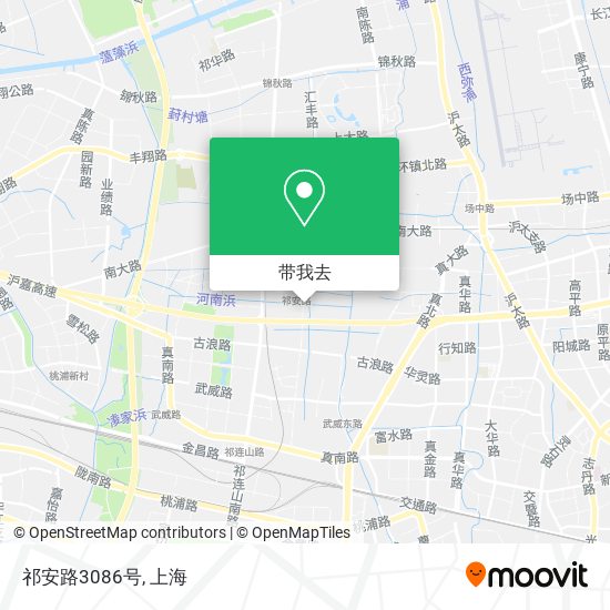 祁安路3086号地图