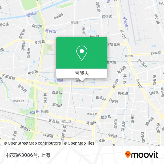 祁安路3086号地图