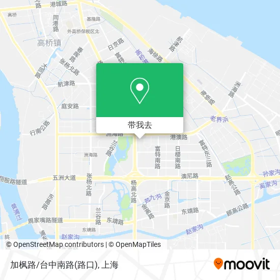 加枫路/台中南路(路口)地图