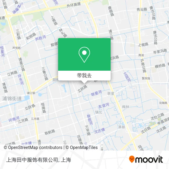 上海田中服饰有限公司地图