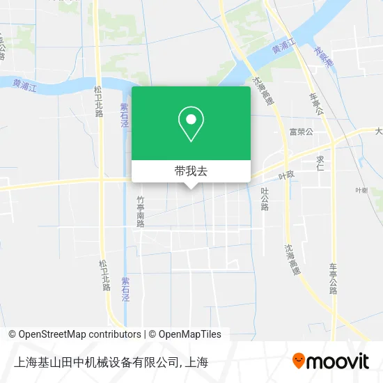 上海基山田中机械设备有限公司地图