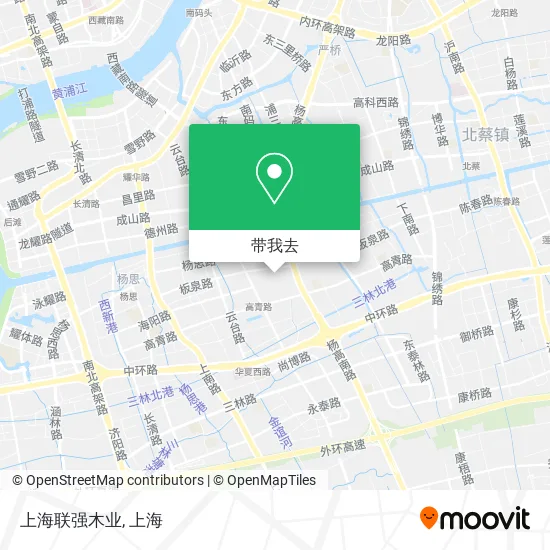 上海联强木业地图