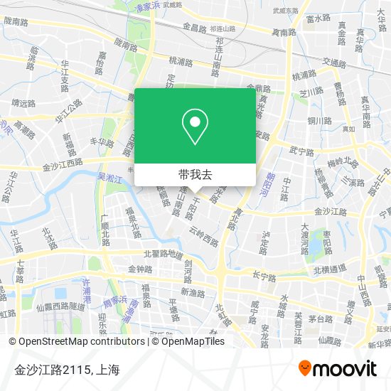 金沙江路2115地图