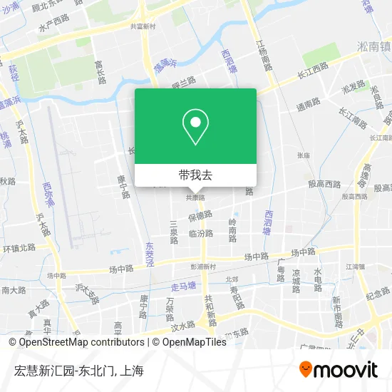 宏慧新汇园-东北门地图