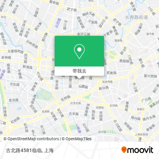 古北路4581临临地图