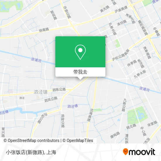 小张饭店(新微路)地图