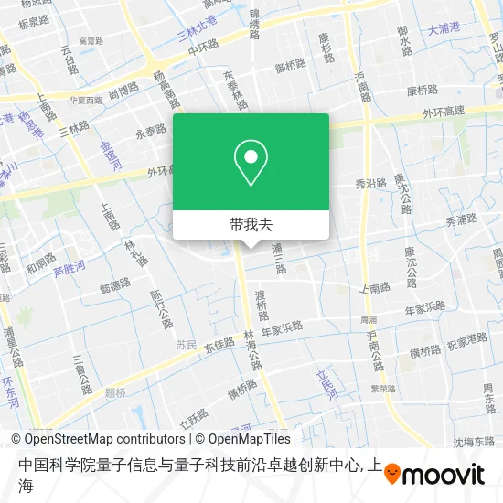 中国科学院量子信息与量子科技前沿卓越创新中心地图