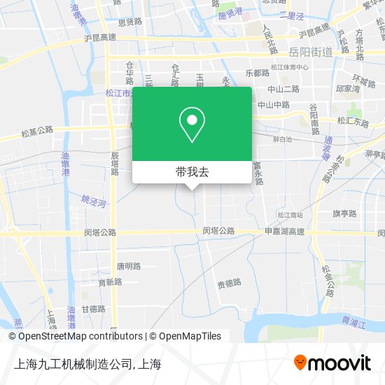 上海九工机械制造公司地图