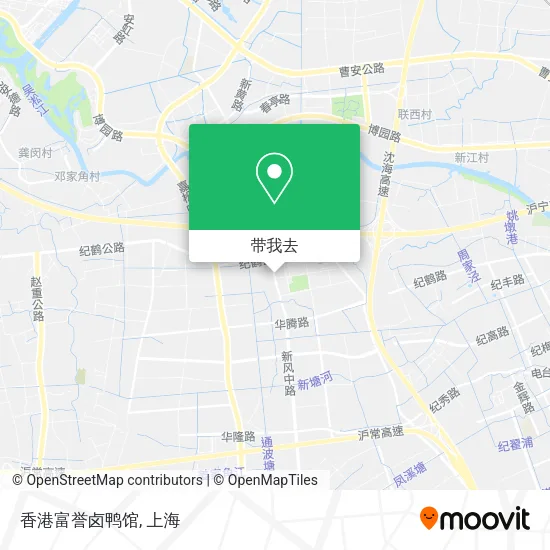 香港富誉卤鸭馆地图