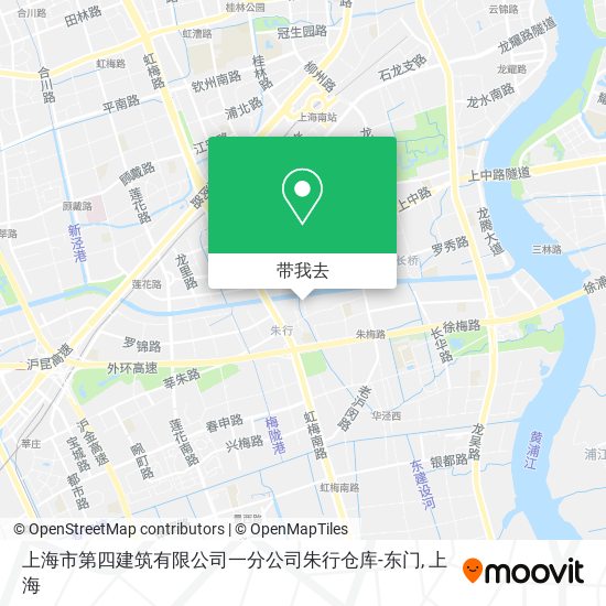 上海市第四建筑有限公司一分公司朱行仓库-东门地图